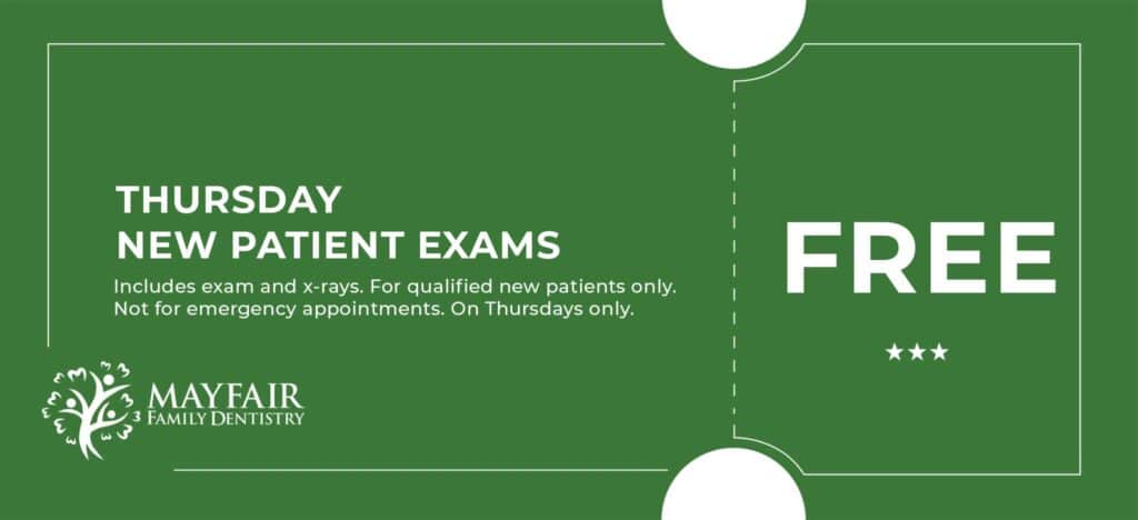 Free Thursdays new patient exams